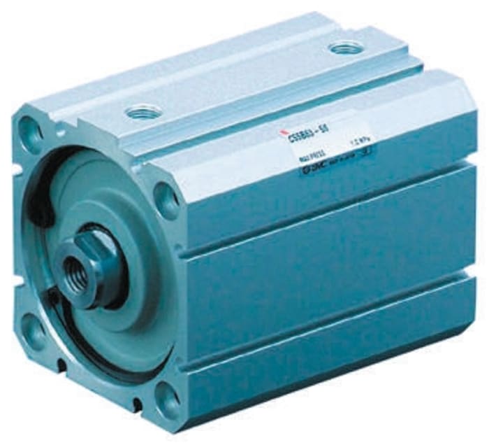Vérin compact pneumatique SMC C55 Double Action , alésage de 25mm, course de 50mm
