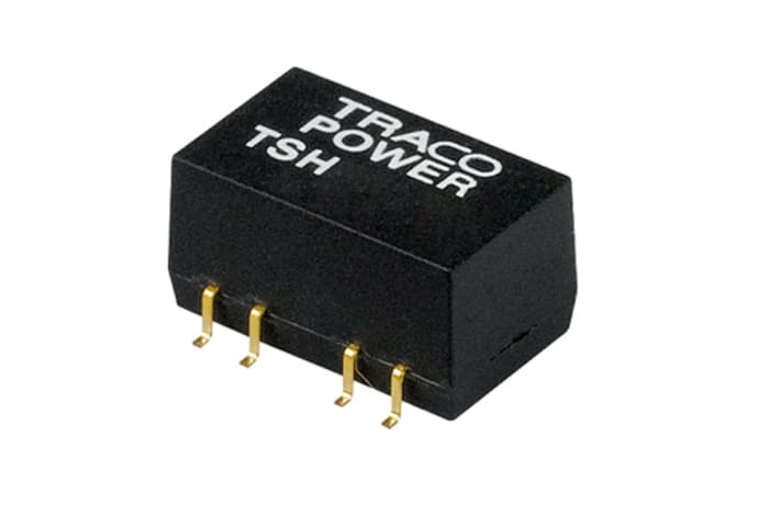 TRACOPOWER TSH DC-DC Converter, 5V dc/ 400mA Output, 10.8 → 13.2 V dc Input, 2W, Surface Mount, +85°C Max Temp
