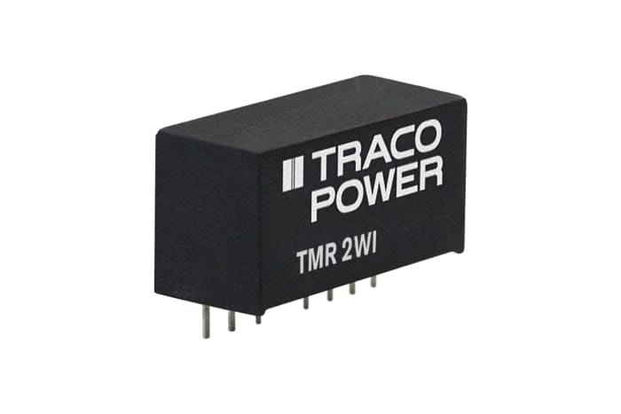 TRACOPOWER TMR 2WI DC-DC Converter, ±12V dc/ ±85mA Output, 18 → 75 V dc Input, 2W, Through Hole, +85°C Max Temp
