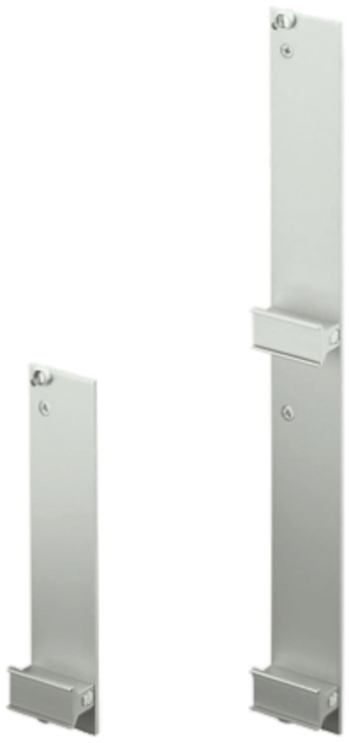 Rittal Unpainted Aluminium Front Panel, 3U, 12HP, 128.7 x 60.6mm