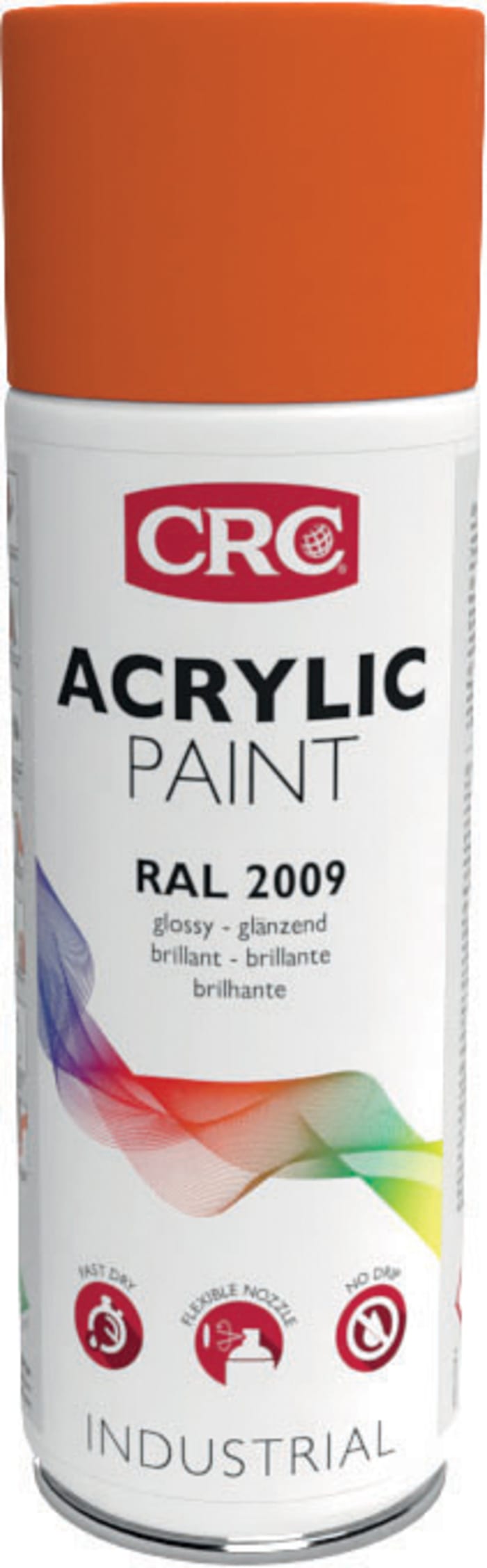 CRC 400ml RAL 2009 Orange Gloss Spray Paint