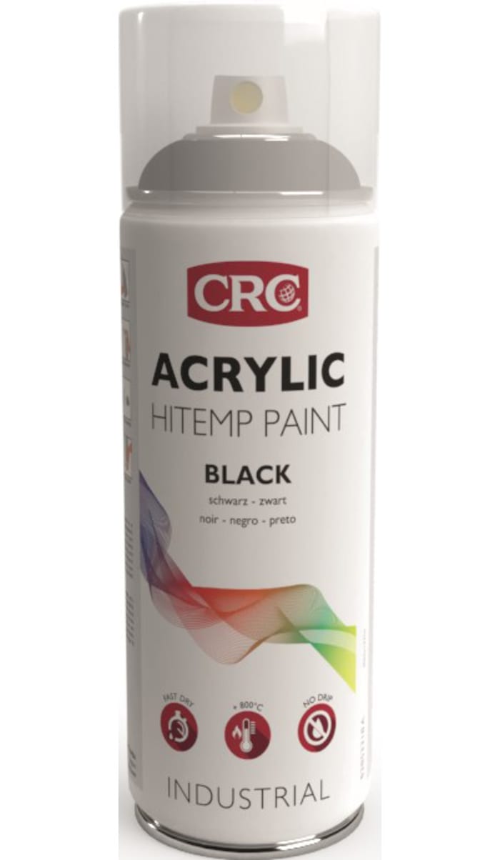 CRC 400ml No RAL Black Matt Spray Paint