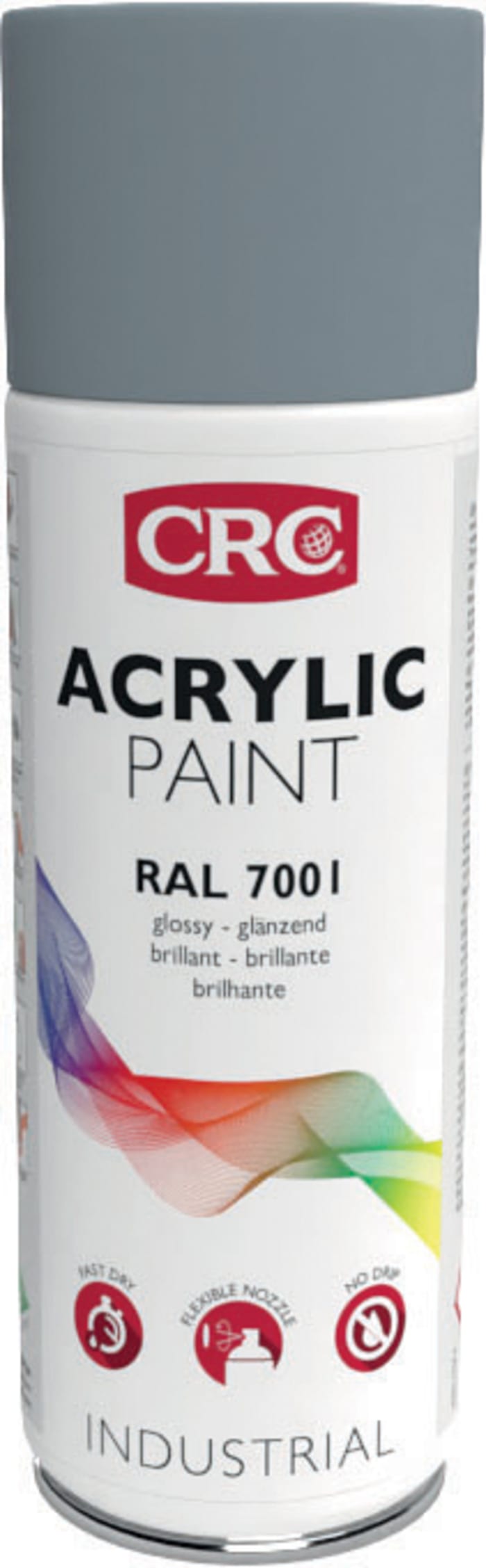 CRC 400ml RAL 7001 Grey-Silver Gloss Spray Paint