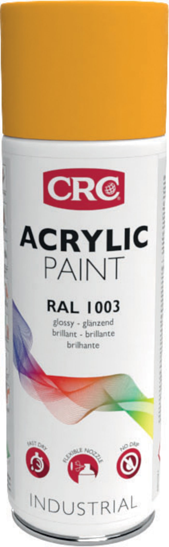 CRC 400ml RAL 1003 Yellow Gloss Spray Paint
