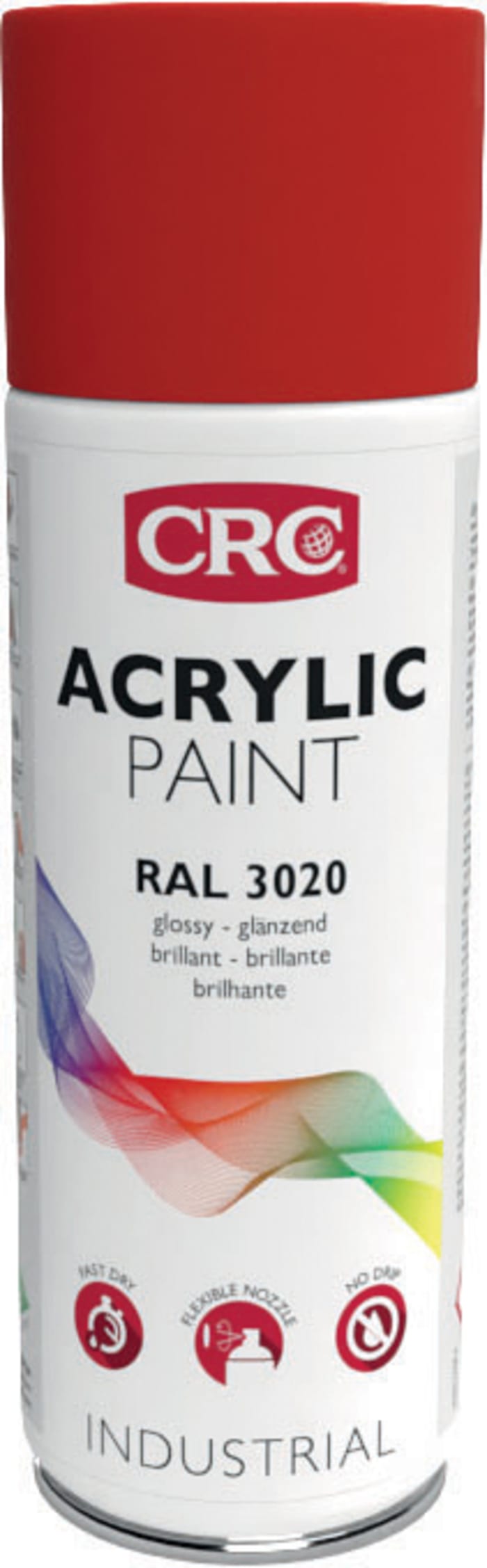 Downtown håndtering fast 32153 CRC | CRC 400ml RAL 3020 Red Gloss Spray Paint | 174-198 | RS  Components