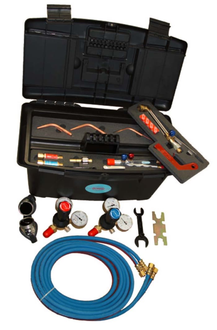 Complete gas welding and cutting kit