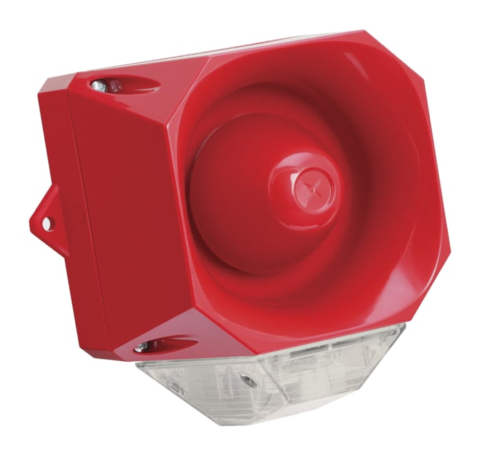 Eaton Series Clear Sounder Beacon, 9 → 60 V dc, IP66, Wall Mount, 110dB at 1 Metre