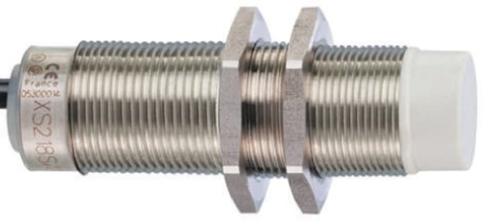 Telemecanique Sensors Inductive Threaded Barrel Proximity Sensor, M18, 12 mm Detection, 2-Wire NO, 20 → 264 V