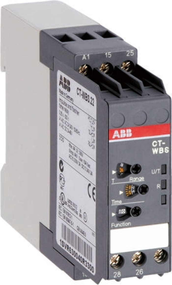 Časové relé DPDT 2kontaktové víceúčelové funkce SPDT 24 → 240 V ac, 24 → 48V dc