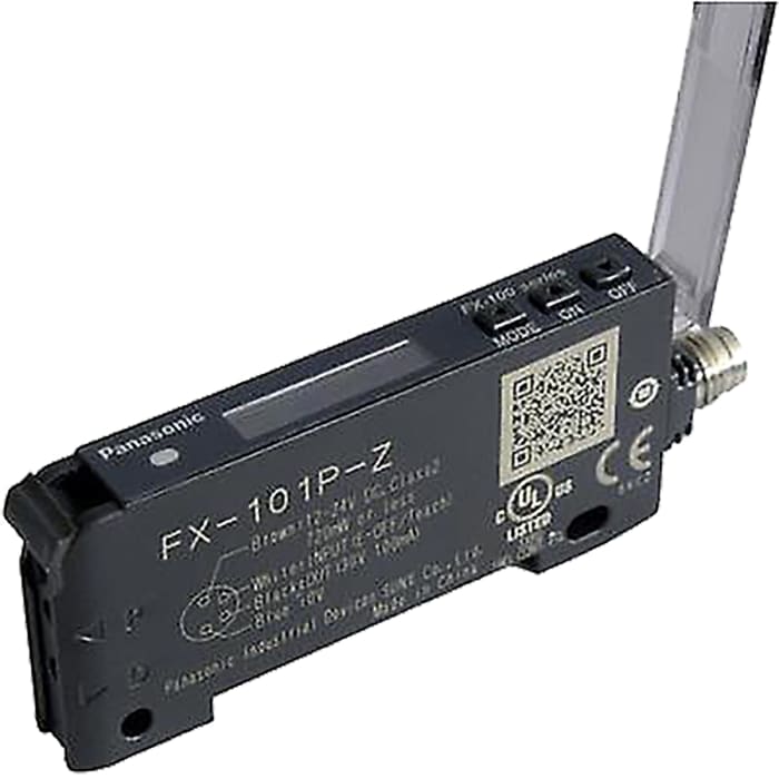 FX-101P-Z Panasonic | Sensor de fibra óptica Panasonic con luz LED Rojo ...