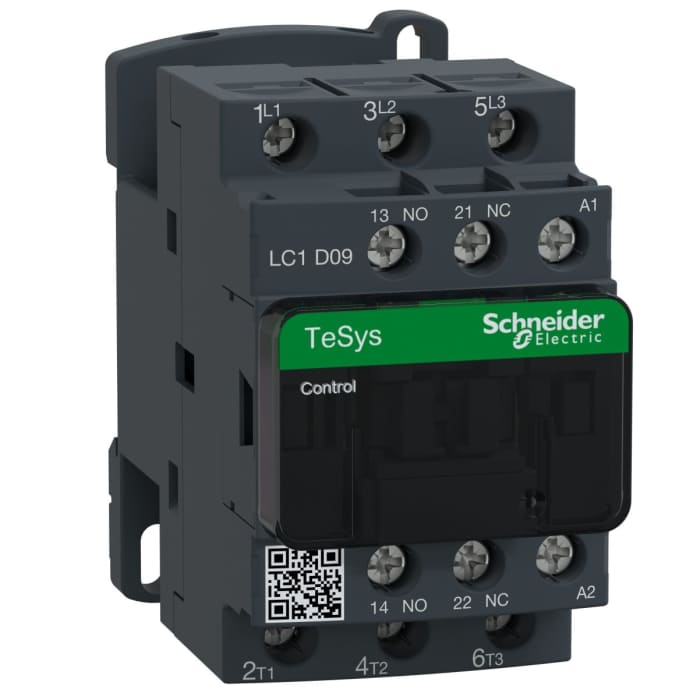 Schneider Electric TeSys D LC1D Contactor, 230 V ac Coil, 3-Pole, 12 A, 5.5 kW, 3NO, 690 V ac