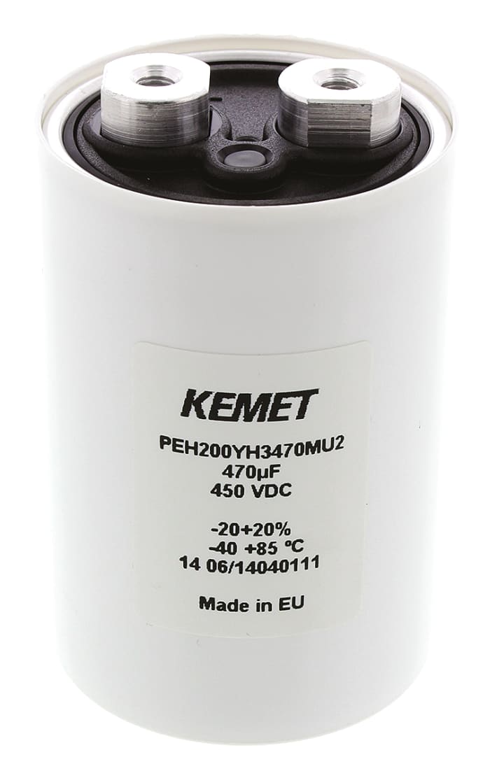 KEMET PEH200YH3470MU2 Алюминиевый электролитический конденсатор, 470мкФ