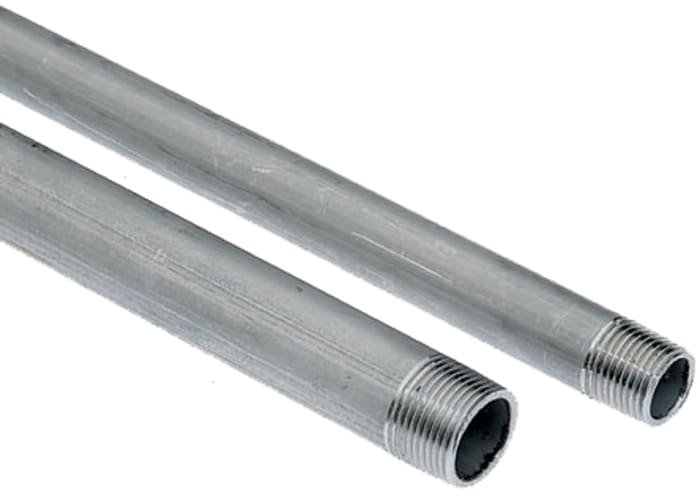 RS PRO BSPT 1/2in Stainless Steel Pipe, 2m Length, 21mm Nominal Outer Diameter