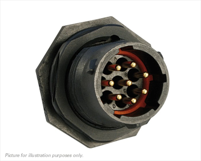 Souriau Sunbank by Eaton Circular Connector, 8 Contacts, Panel Mount, Standard Connector, Plug, Male, IP68, IP69K, UTS
