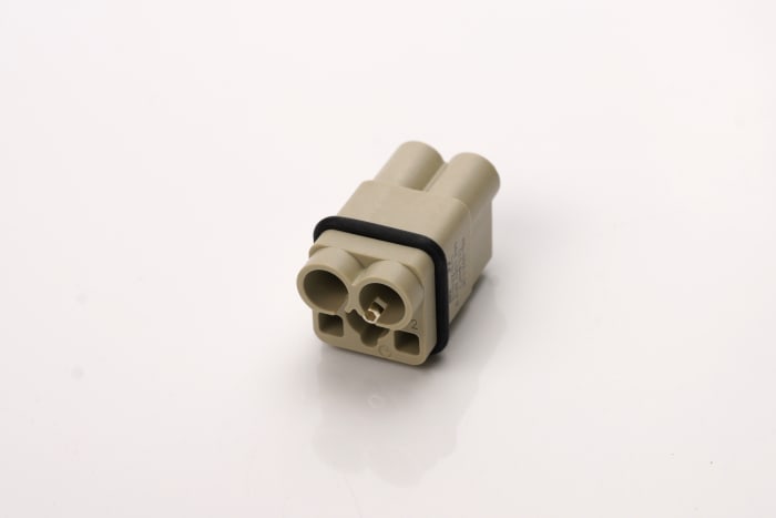 RS PRO Heavy Duty Power Connector Insert, 40A, Male, 2 + p Contacts