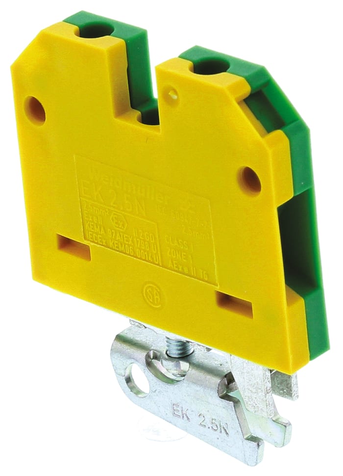 EK 2.5N 474360000 Weidmüller Weidmüller 2Way EK 2.5 Earth Terminal
