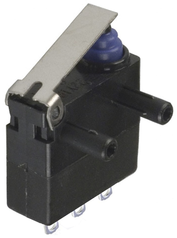 D2HW-BR211H Omron | Omron Lever Micro Switch, Solder Terminal, 2 A @ 12 ...