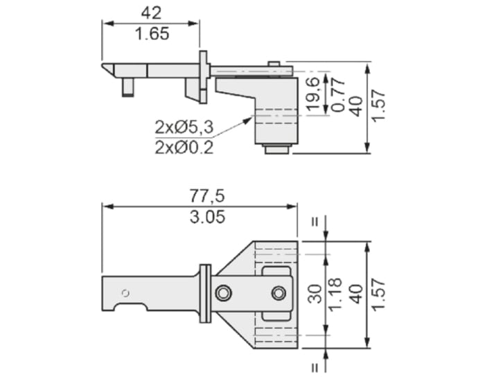 Telemecanique Actuating Key for Use with XCKJ Series Limit Switches