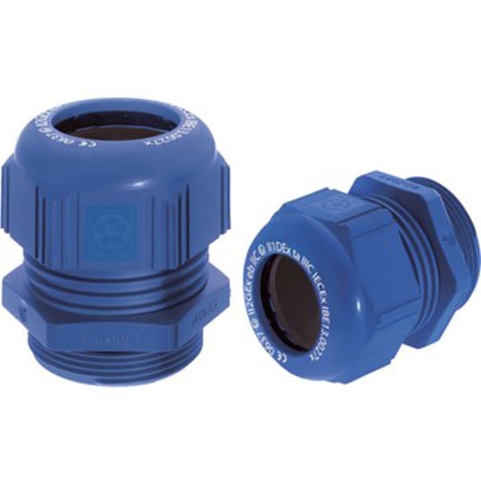 Lapp SKINTOP Series Blue Polyamide Cable Gland, M16 Thread, 7mm min., 9mm max., IP68