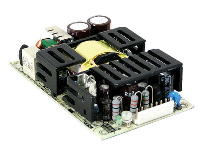 MEAN WELL Switching Power Supply, RPT-75B, 5 V dc, ±12 V dc, 3 A, 6 A, 500mA, 72W, Triple Output, 127 → 370 V