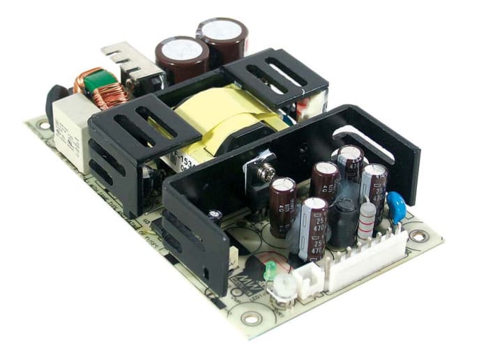 MEAN WELL Switching Power Supply, RPD-75B, 5 V dc, 24 V dc, 2 A, 5 A, 73W, Dual Output, 127 → 370 V dc, 90