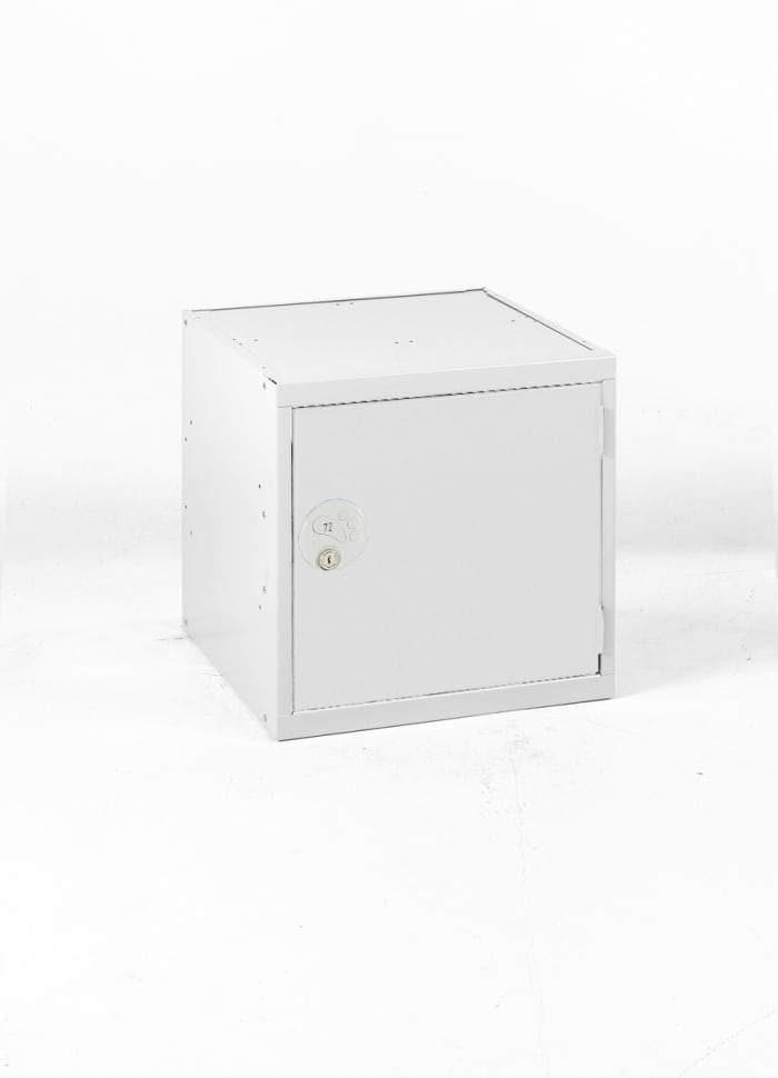 RS PRO | RS PRO 1 Door Steel Light Grey Locker, 380 mm x 380 mm x 380 ...