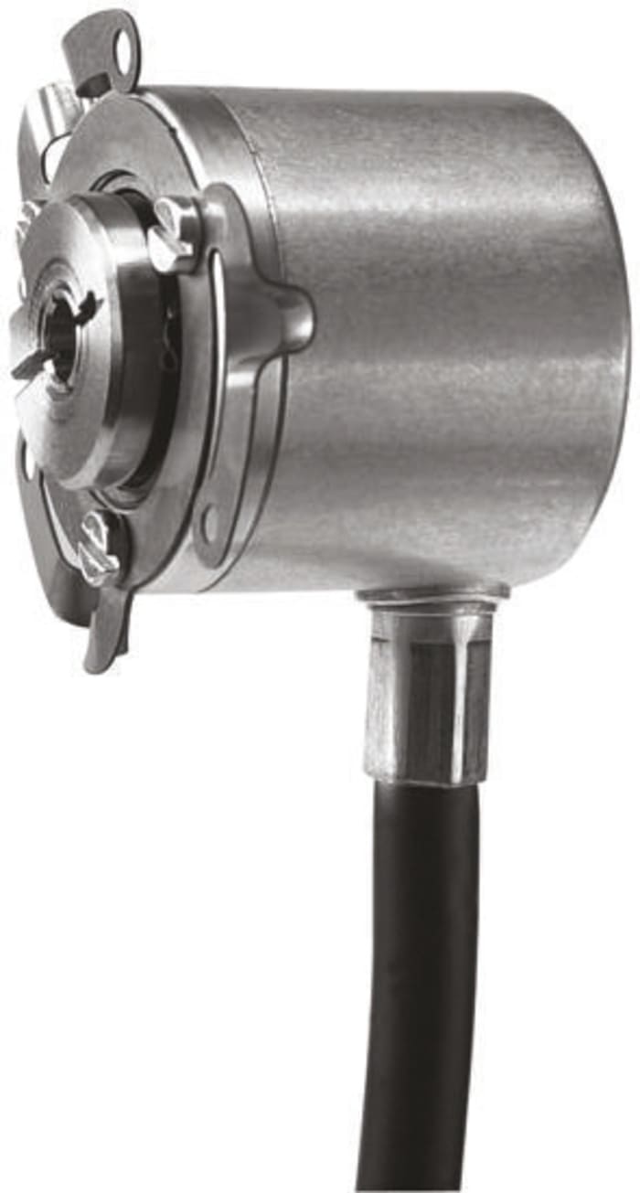 Baumer BTIH Series Optical Incremental Encoder, 1024 ppr, HTL/Push Pull Signal, Hollow Type, 4mm Shaft