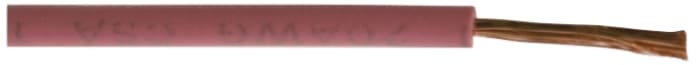 RS PRO Pink 1.5 mm² Tri-rated Cable, 16 AWG, 30/0.25 mm, PVC Insulation