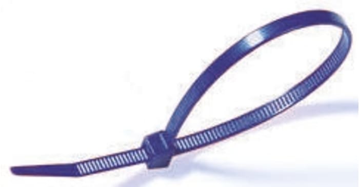 Blue nylon 6.6 cable tie,200x2.5mm