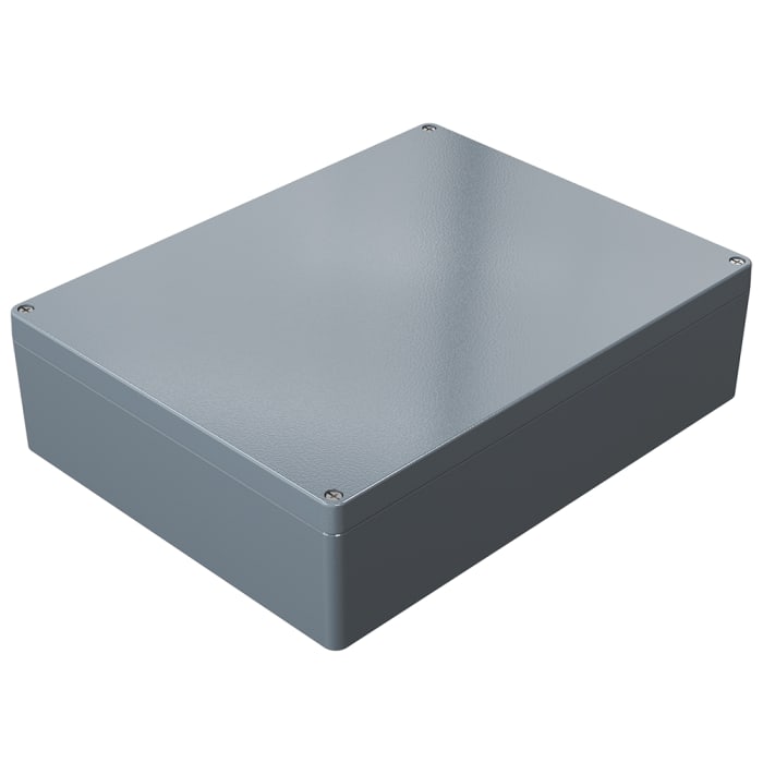 Boîtier Rose Aluminium Standard en Fonte d'aluminium, 400 x 310 x 110mm, Gris IP66
