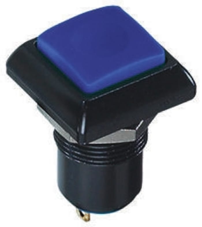 APEM Push Button Switch, Latching, Panel Mount, 12mm Cutout, SPST, 24V dc, IP67