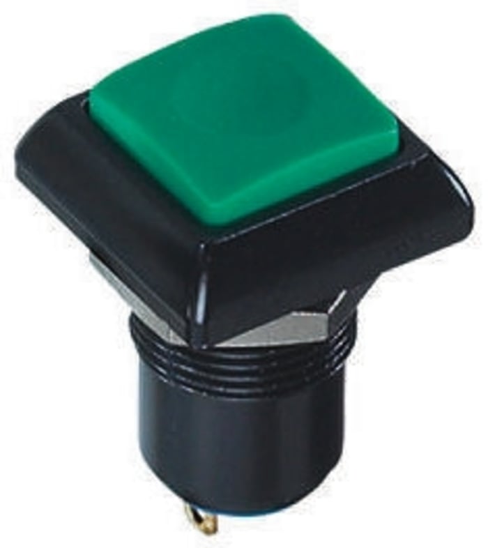APEM Illuminated Push Button Switch, Latching, Panel Mount, 12mm Cutout, SPST, 24V dc, IP67