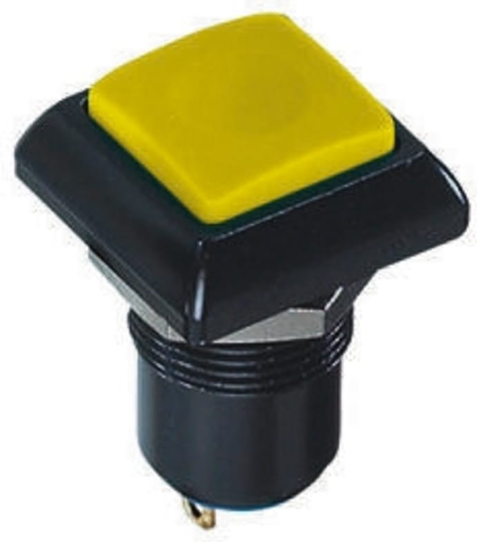 APEM Push Button Switch, Latching, Panel Mount, 12mm Cutout, SPST, 24V dc, IP67