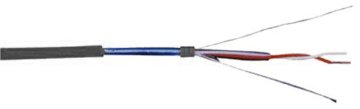 CAE Groupe 2 Core 20 AWG Telephone Cable, 1/0.81 mm, Grey Sheath, 100m
