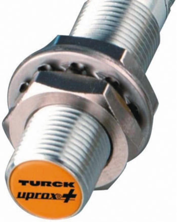 Turck Inductive Threaded Barrel Proximity Sensor, M12, 4 mm Detection, PNP NO, 10 → 30 V dc