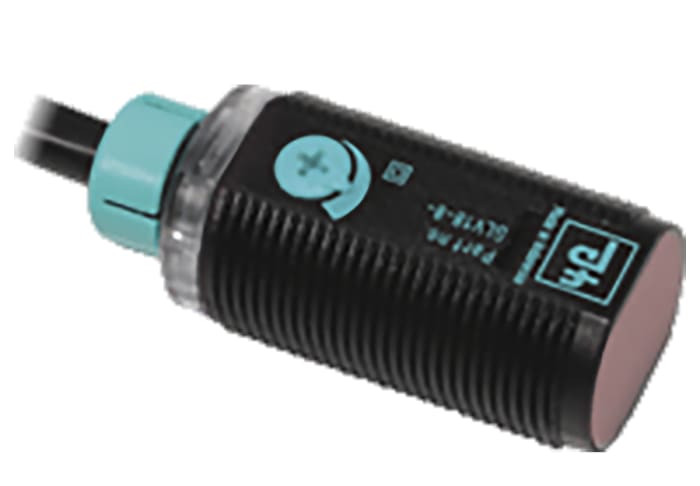 Pepperl + Fuchs Diffuse Photoelectric Sensor, Barrel Sensor, 450 mm Detection Range