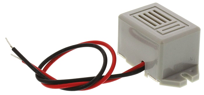 RS PRO 75dB Flange Mount Continuous Internal Magnetic Buzzer Component, 32 x 16.5 x 15.5mm, 2V dc Min, 4V dc Max