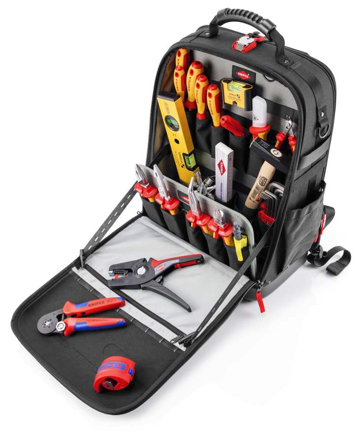 Knipex Synthetic Fibre Tool Bag with Shoulder Strap 530 mm x 217mm x 549 mm