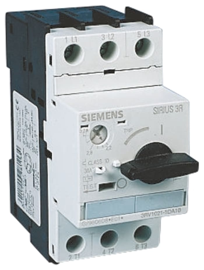 Disjoncteur de protection moteur Siemens, 3 pôles, 2,2 → 3,2 A, 690 V Sirius Innovation