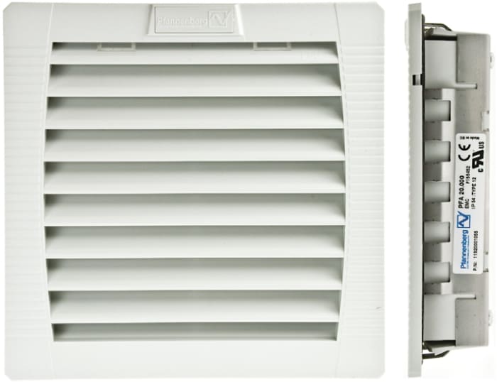 Filtro de ventilador Pfannenberg de tejido, dim. 145 x 145mm, con marco de plástico