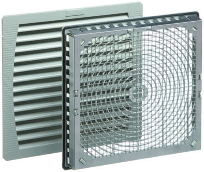 Pfannenberg PF 65.000 Series Filter Fan, 230 V ac, AC Operation, 480m³/h Filtered, 831m³/h Unimpeded, IP54, 320 x 320mm