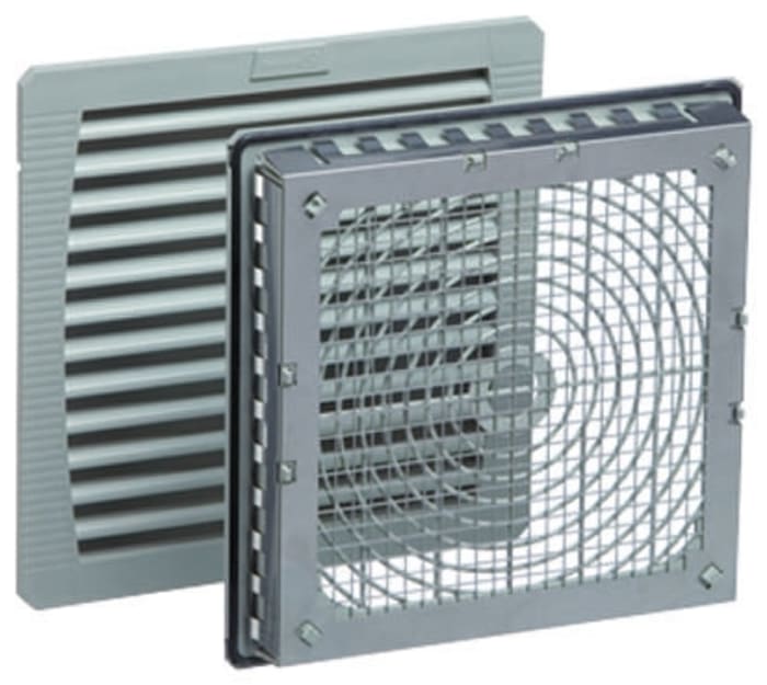 Pfannenberg PF 43.000 EMC Series Filter Fan, 230 V ac, AC Operation, 256m³/h Filtered, 380.8m³/h Unimpeded, IP54, 252 x