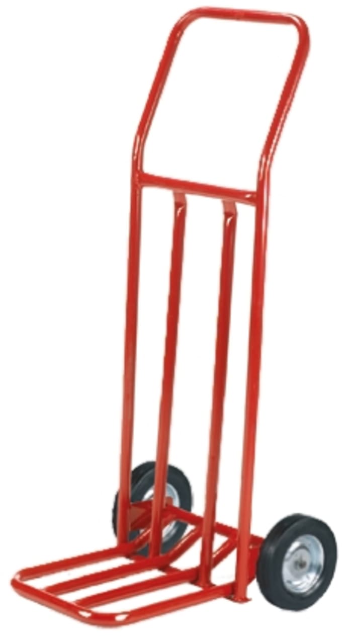 RS PRO Light Duty Folding Steel Sack Truck, 90kg Load, 370 x 395mm Load Plate