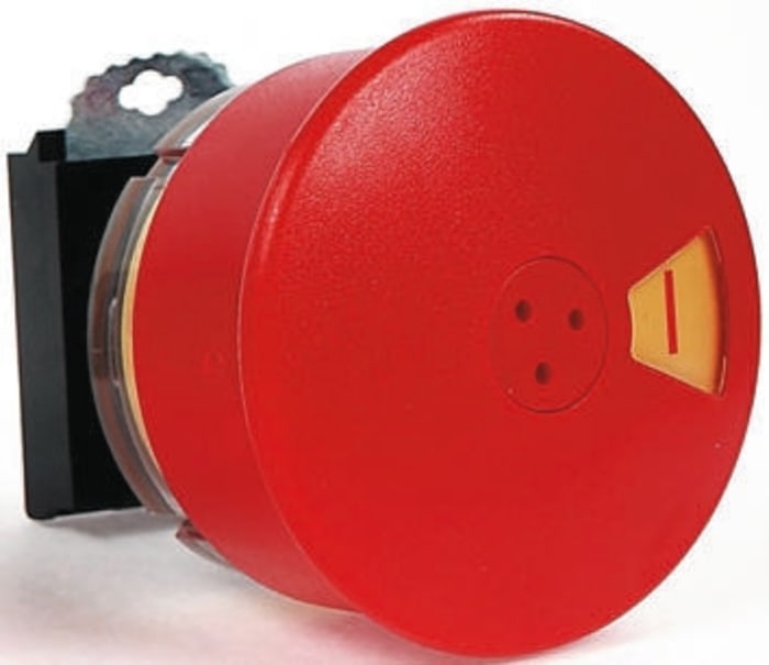 BACO Series Red Reset Flag Push Button Head, 22mm Cutout, IP66
