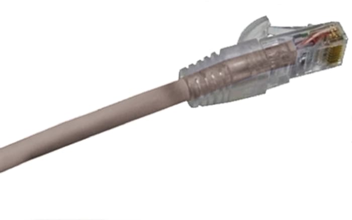 Molex Premise Networks, 3m Cat6, Grey RJ45 to Male RJ45 Male, U/UTP Unshielded, Terminated PVC Sheath