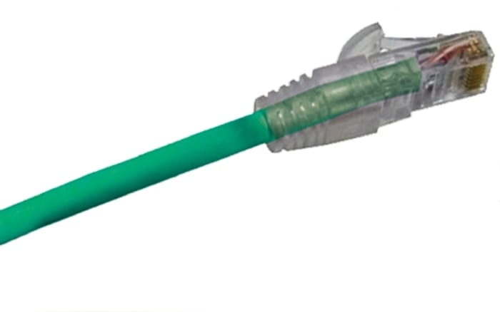 Molex Premise Networks, 3m Cat6, Green RJ45 to Male RJ45 Male, U/UTP Unshielded, Terminated PVC Sheath