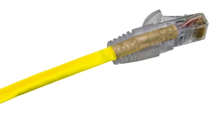 Molex Premise Networks, 1m Cat6, Yellow RJ45 to Male RJ45 Male, U/UTP Unshielded, Terminated PVC Sheath