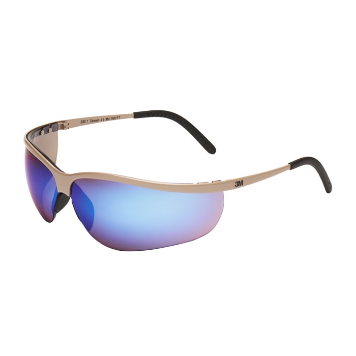 3M PELTOR Metaliks UV Safety Glasses, Blue Polycarbonate Lens, Vented