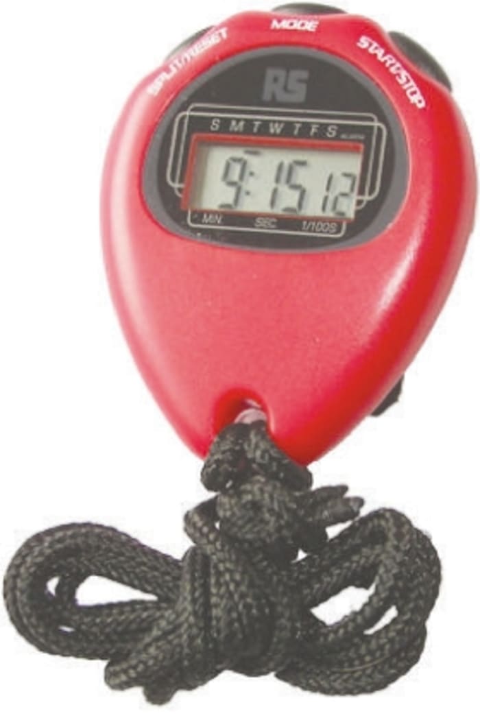 Standard water resistant stopwatch