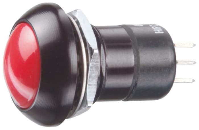 Otto Hall Effect Switch Dome Through Hole Momentary, -40 → +85°C